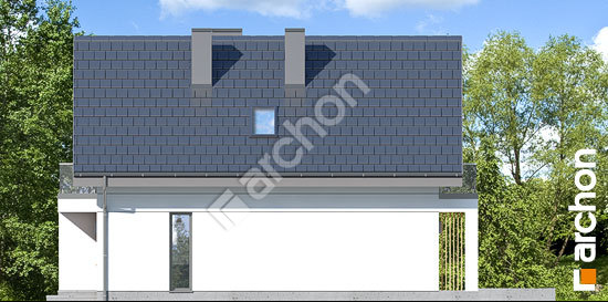 Боковой фасад Дом в сон-траве 4