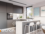 Проект будинку ARCHON+ Будинок в сон-траві 4 візуалізація кухні 1 від 1