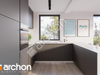 Проект дома ARCHON+ Дом в сон-траве 4 визуализация кухни 1 вид 2