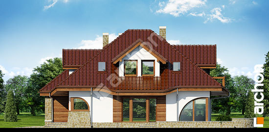 Боковой фасад Дом в зефирантесе вер.2