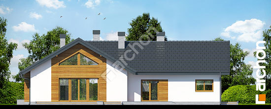 Бочний фасад Будинок в глоксиніях вер. 2