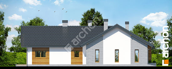 Бочний фасад Будинок в глоксиніях вер. 2