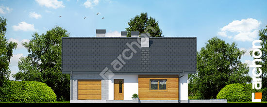 Передний фасад Дом в глоксинии вер.2