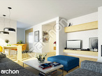 Проект будинку ARCHON+ Будинок в глоксиніях вер. 2 денна зона (візуалізація 1 від 1)