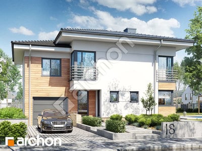 Проєкт будинку ARCHON+ Будинок в мирті 5 