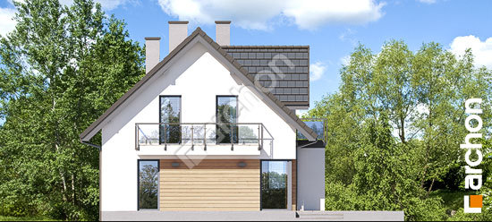 Боковой фасад Дом в авокадо 2 (Н)