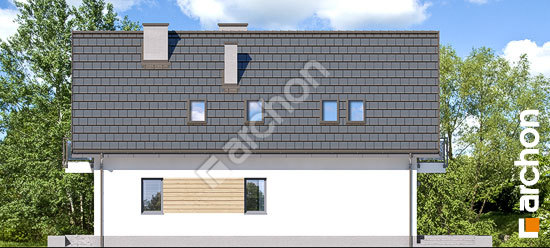 Дворовой фасад Дом в авокадо 2 (Н)