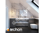 Проект будинку ARCHON+ Будинок в авокадо 2 (Н) візуалізація ванни (візуалізація 3 від 2)