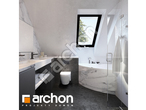Проект дома ARCHON+ Дом в авокадо 2 (Н) визуализация ванной (визуализация 3 вид 1)