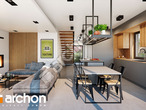 Проект дома ARCHON+ Дом в орехах (Р2) дневная зона (визуализация 1 вид 3)
