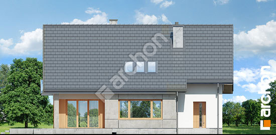 Дворовой фасад Дом в аурорах 5