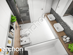 Проект будинку ARCHON+ Будинок в ренклодах 17 візуалізація ванни (візуалізація 3 від 4)