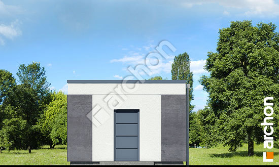 Дворовий фасад Г30 - Одномісний гараж