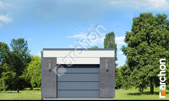 Передній фасад Г30 - Одномісний гараж