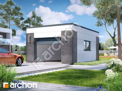 Проект дома ARCHON+ Г30 - Одноместный гараж