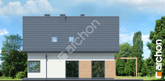 Боковой фасад Дом в малиновках 26