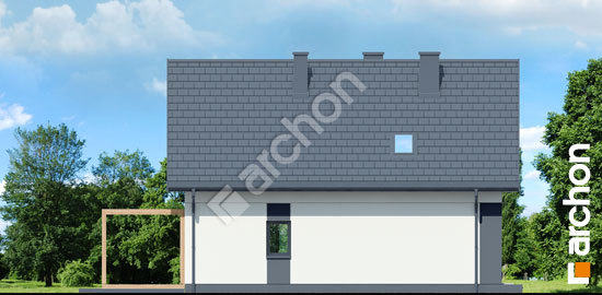 Боковой фасад Дом в малиновках 26