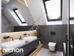 Проект будинку ARCHON+ Будинок в малинівці 26 візуалізація ванни (візуалізація 3 від 2)