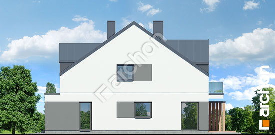 Боковой фасад Дом под гинко 18 (ГБ)