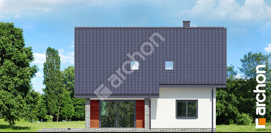 Дворовой фасад Дом в малиновках (Е)