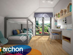 Проект дома ARCHON+ Дом в малиновках (Е) ночная зона (визуализация 2 вид 1)