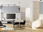 Проект будинку ARCHON+ Будинок в рубінах 2 (Р2) денна зона (візуалізація 1 від 5)