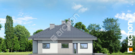 Боковой фасад Дом в обриете (Г2)