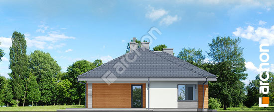 Боковой фасад Дом в обриете (Г2)