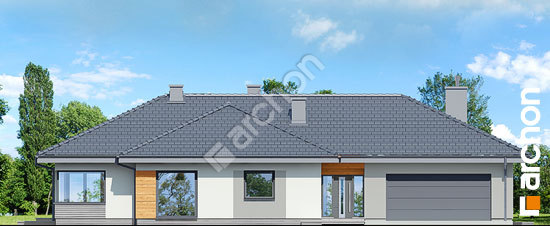 Передній фасад Будинок в обрієті (Г2)