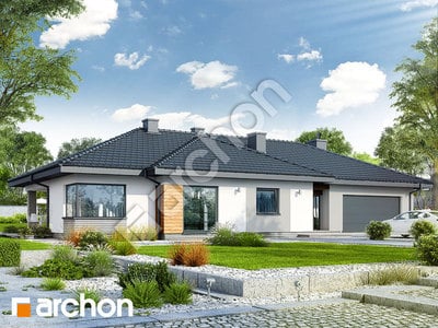 Проект дома ARCHON+ Дом в обриете (Г2) 