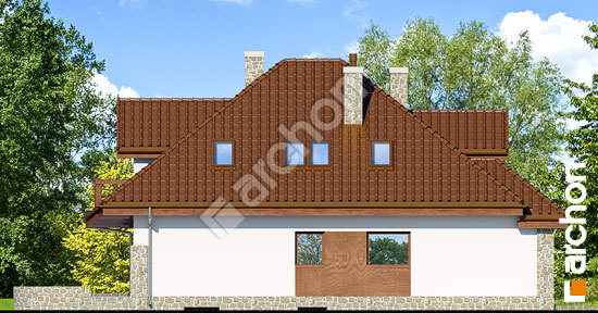 Боковой фасад Дом в зефирантесе (П) 