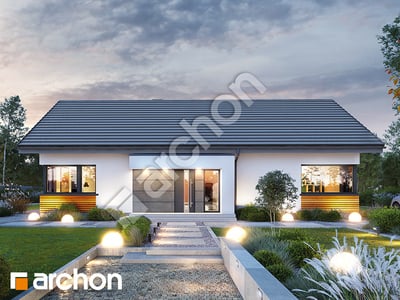 Проект дома ARCHON+ Дом под красной рябиной 22 (Е) ВИЭ 