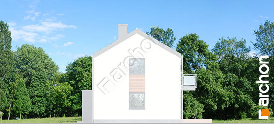 Боковой фасад Дом в халезиях 3 (Р2Б)