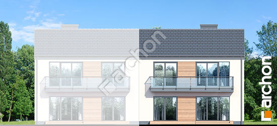 Дворовой фасад Дом в халезиях 3 (Р2Б)