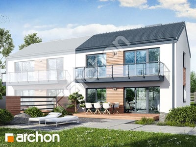 Проект будинку ARCHON+ Будинок в халезіях 3 (Р2Б) Вид 2