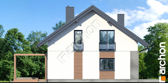 Бочний фасад Будинок в аурорах 14