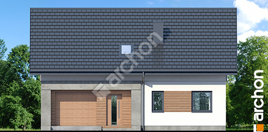 Передний фасад Дом в аурорах 14