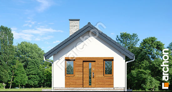 Передній фасад Літній будиночок в крокусах 2