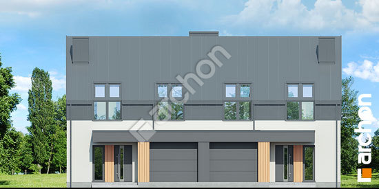 Передній фасад Будинок в нарцисах 2 (Р2)