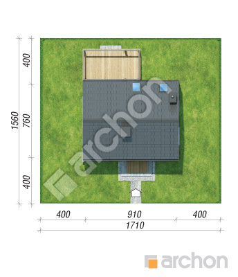 Проект дома ARCHON+ Дом в космеях Ситуація