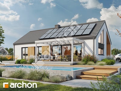 Проєкт будинку ARCHON+ Будинок у оливниках 2 (Е) ВДЕ