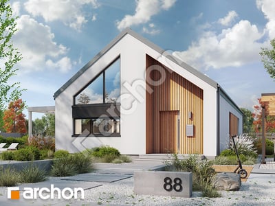 Проект дома ARCHON+ Дом в оливниках 2 (Э) ВИЭ Вид 2