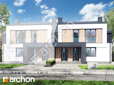 Проект будинку ARCHON+ Будинок в фіалках 11 (Р2Б) Вид 2