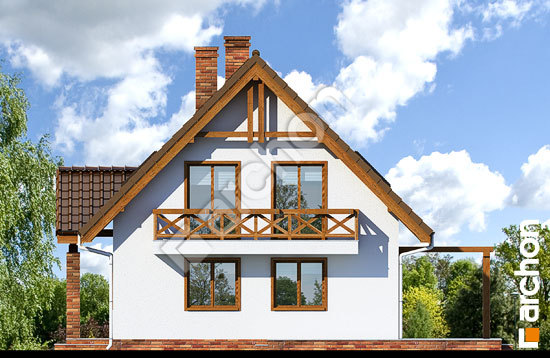 Бочний фасад Будинок в примулах вер. 2