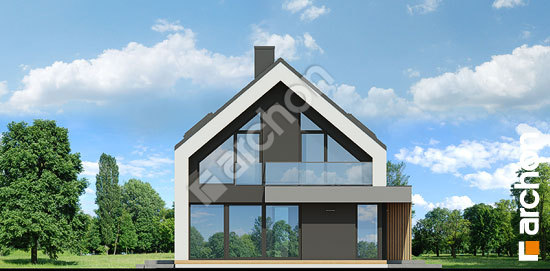 Боковой фасад Дом в шишковиках 8 (E) ВИЭ