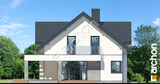 Боковой фасад Дом в теллимах 