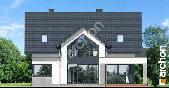 Дворовой фасад Дом в теллимах 