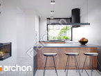 Проект будинку ARCHON+ Будинок у телімах  візуалізація кухні 1 від 3