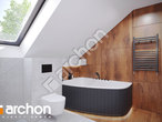 Проект будинку ARCHON+ Будинок у телімах  візуалізація ванни (візуалізація 3 від 1)