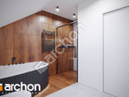 Проект будинку ARCHON+ Будинок у телімах  візуалізація ванни (візуалізація 3 від 2)